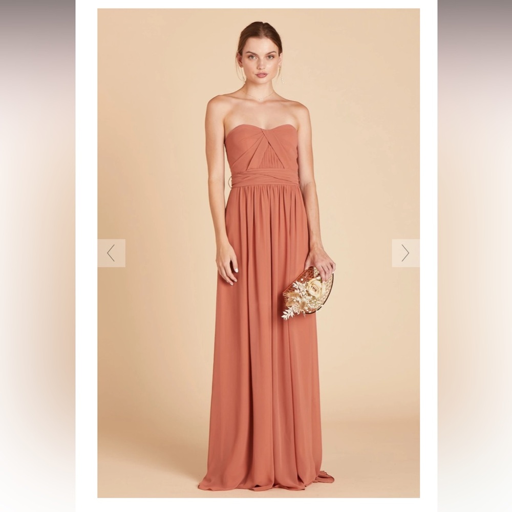 Birdy Grey Grace Convertible bridesmaid dress in Terracotta